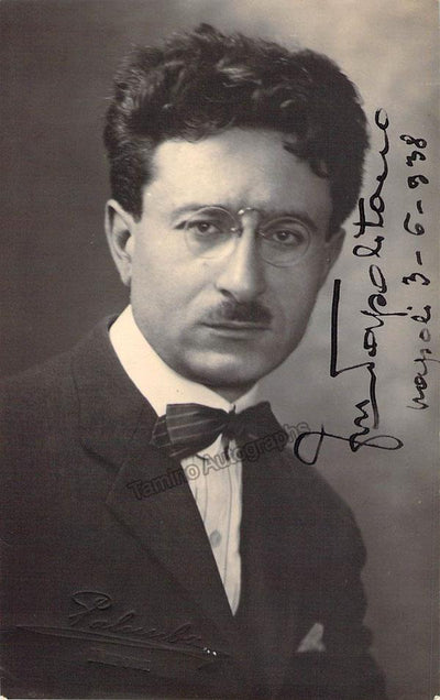 Napolitano, Franco Michele - Signed Photo 1938