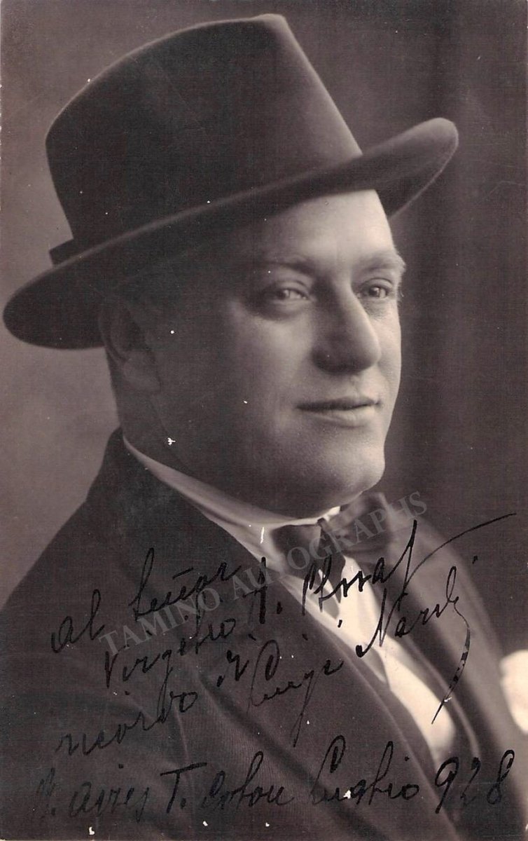 Luigi Nardi Autograph Photo Postcard – Tamino
