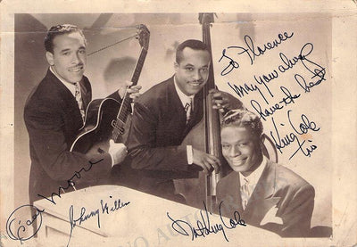 Nat King Cole Trio - Photograph Signed by All