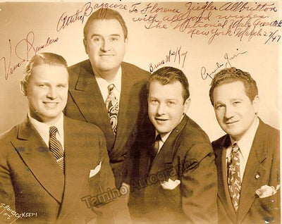 National Male Quartet - Signed Photo