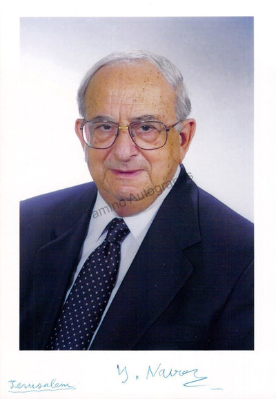 Navon, Yitzhak - Signed Photograph