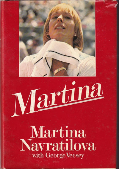 Navratilova, Martina - Signed Book "Martina"