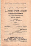 Nedbal, Oskar - Four Programs 1912-1919