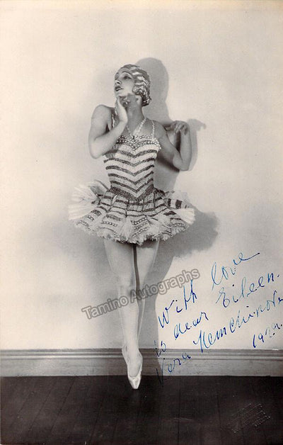 Nemchinova, Vera - Signed Photo