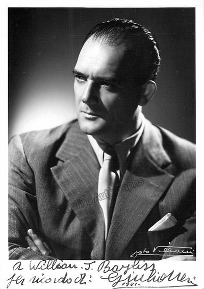 Neri, Giulio - Signed Photo 1951