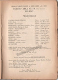 Nerone - World Premiere Libretto-Program 1935