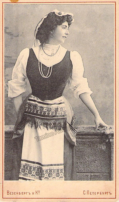 Neshdanova, Antonina - CDV in Fra Diavolo