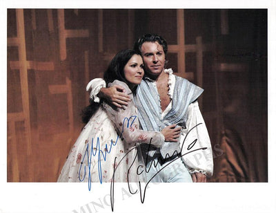 Netrebko, Anna - Alagna, Roberto - Double Signed Photo in Romeo et Juliette