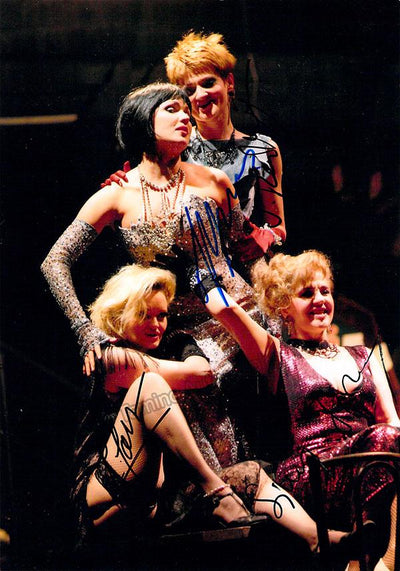 Netrebko, Anna - Ivan, Simina - Marilley, Sophie - Mars, Juliette - Quadruple Signed Photo in Manon