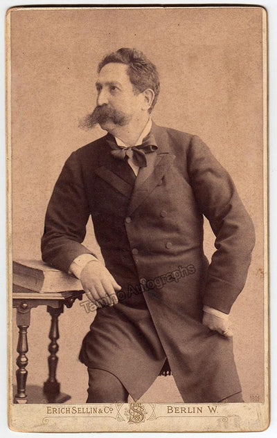 Neumann, Angelo - Signed Photograph 1896