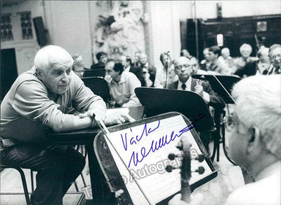 Neumann, Vaclav - Signed Photograph in Rehearsal
