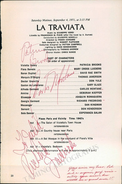 Brooks, Patricia - Fredricks, Richard - Montane, Carlos