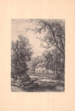 New York Houses and Landscapes - Collection of 61 Plates by Eliza Greatorex 1870s