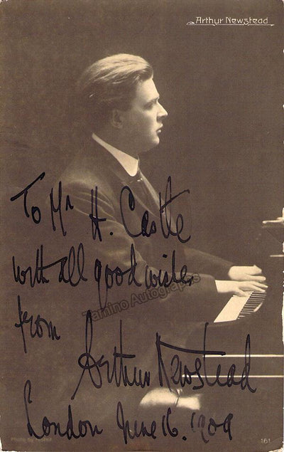 Newstead, Arthur - Signed Photo 1909