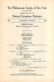 Ney, Elly - 2 Concert Programs Carnegie Hall 1921-1922