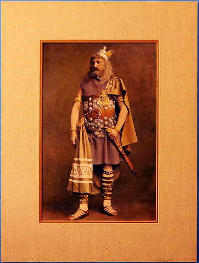 Niemann, Albert - Beautiful Vintage Print as Tristan, 1880s