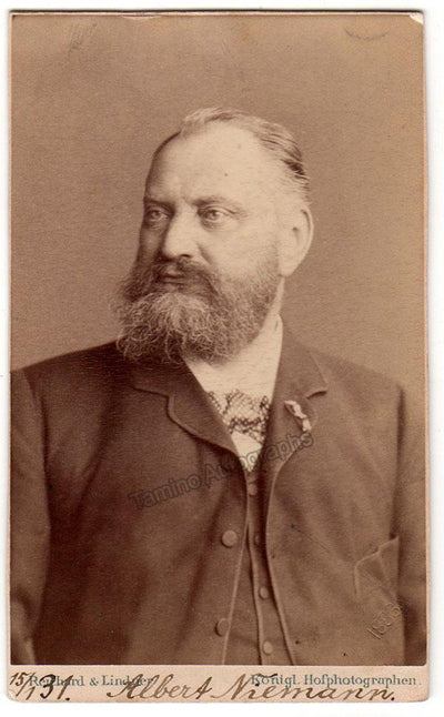 Niemann, Albert - Unsigned Vintage CDV