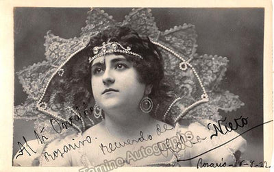 Nieto, Ofelia - Signed Photo Postcard in 1922