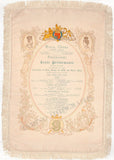 Nijinsky, Vaslav - Silk Gala Program Coronation of King George V Royal Opera 1911