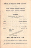 Nikisch, Arthur - Boston Symphony Orchestra - 6 Concert Programs 1891-1893
