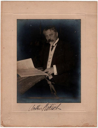 Nikisch, Arthur - Large Signed Photo