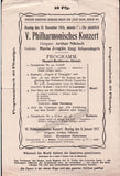 Nikisch, Arthur - Program Lot 1895-1920