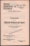 Nikisch, Arthur - Set of 2 Unsigned Programs 1889-1893