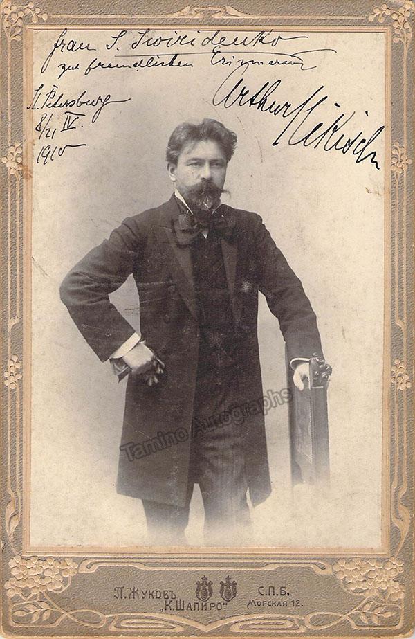 Nikisch, Arthur - Signed Cabinet Photo 1915 - Tamino