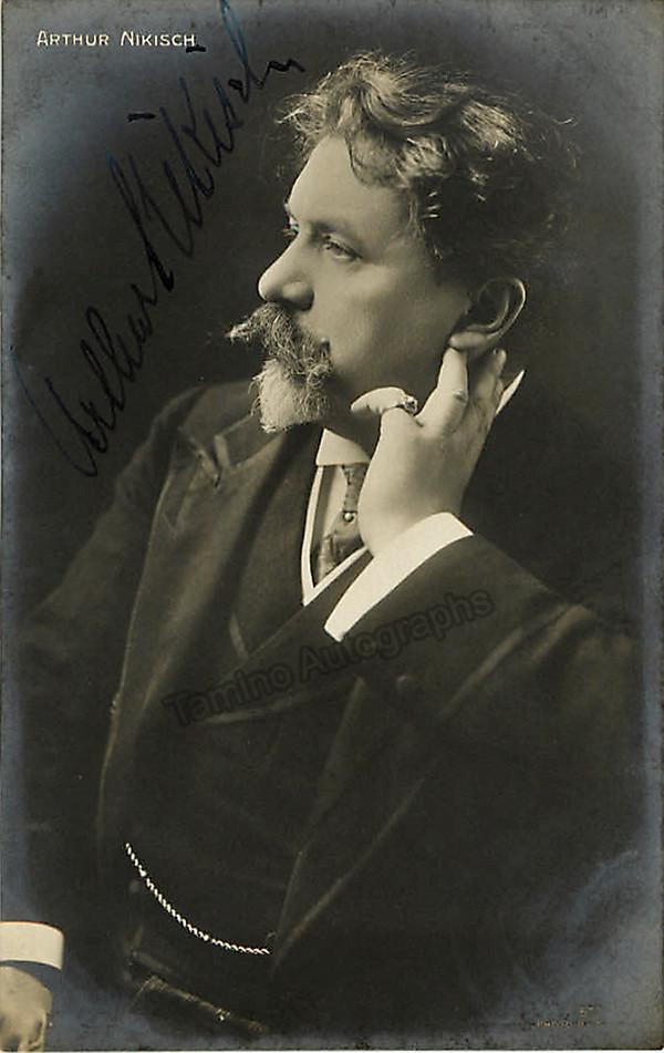 Nikisch, Arthur - Signed Photo Postcard