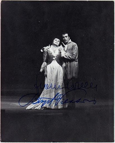 Nilsson, Birgit - Corelli, Franco - Double Signed photo in Tosca