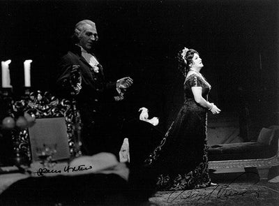Nilsson, Birgit - Hotter, Hans - Double Signed Photo in Tosca
