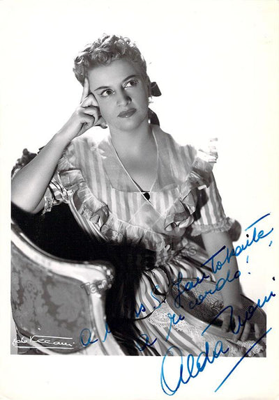 NONI, Alda (Various Autographs) Tamino Autographs