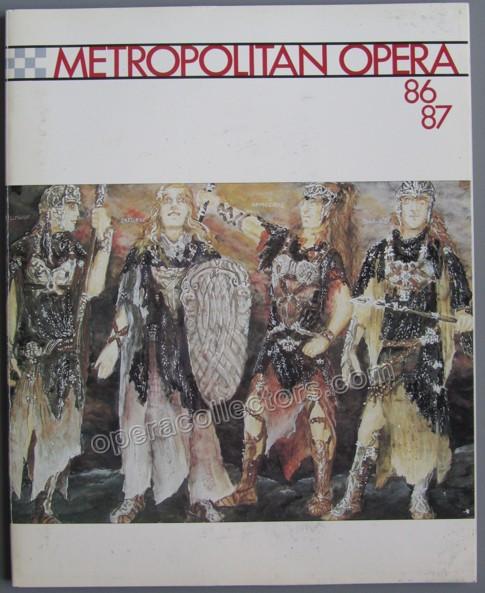 Norman, Jessye and others - Signed Book Metropolitan Opera, New York 1986/87 - Tamino