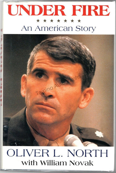 North, Oliver - Signed Book "Under Fire"