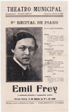 Novaes Pinto, Guiomar - Frey, Emil - Set of 2 Concert Playbills Rio 1927