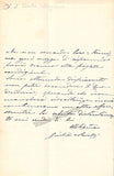 Novelli, Giulia - Autograph Letter Signed 1881