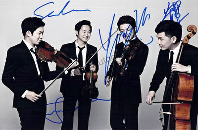 Novus String Quartet - Larger Size Signed Photo