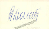 Nureyev, Rudolph - Signed Card & Photo