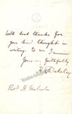Oakeley, Herbert Stanley - Autograph Letter Signed 1872