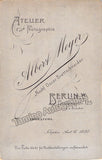 Ochs, Siegfried - Cabinet Photo Signed 1907