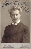 Ochs, Siegfried - Cabinet Photo Signed 1907