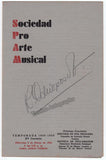 Odnoposoff, Ricardo - Signed Program Havana 1950