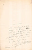 Offenbach, Jacques - Autograph Note Signed