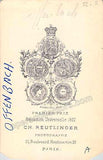 Offenbach, Jacques - Carte de Visite by Ch. Reutlinger, Paris