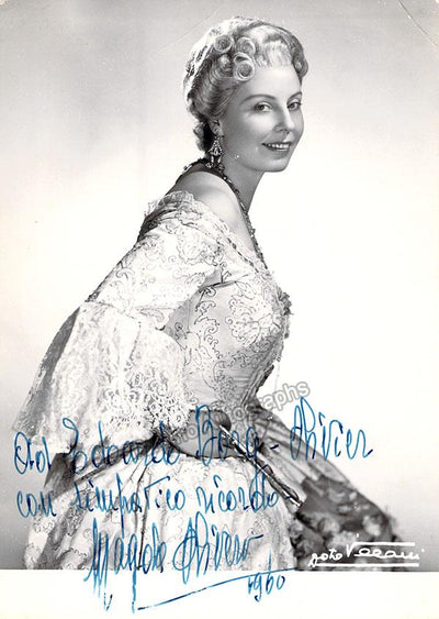 OLIVERO, Magda (Various Autographs)