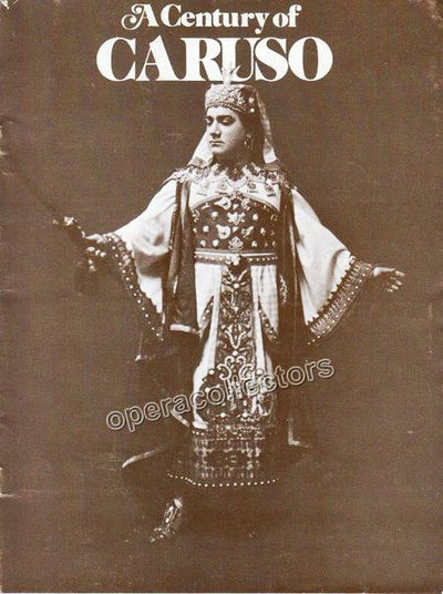 Opera News Magazine: "A Century of Caruso" Issue 1973