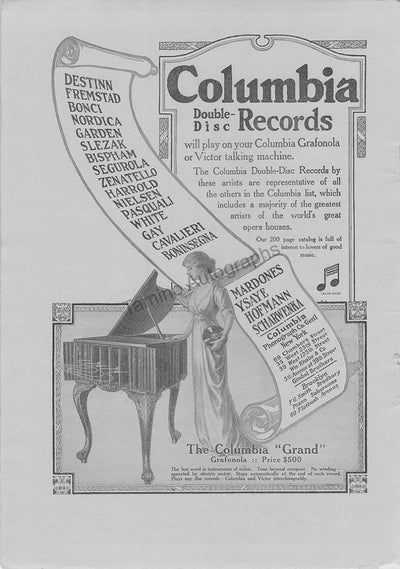 Opera Singers - Columbia Records
