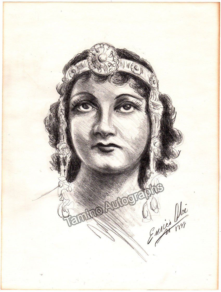 Opera Singer Sketches - Lot of 19 Hand-made Drawings – Tamino Autographs