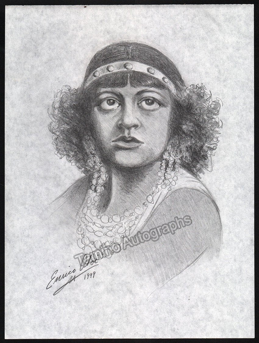 Opera Singer Sketches - Lot of 19 Hand-made Drawings – Tamino Autographs