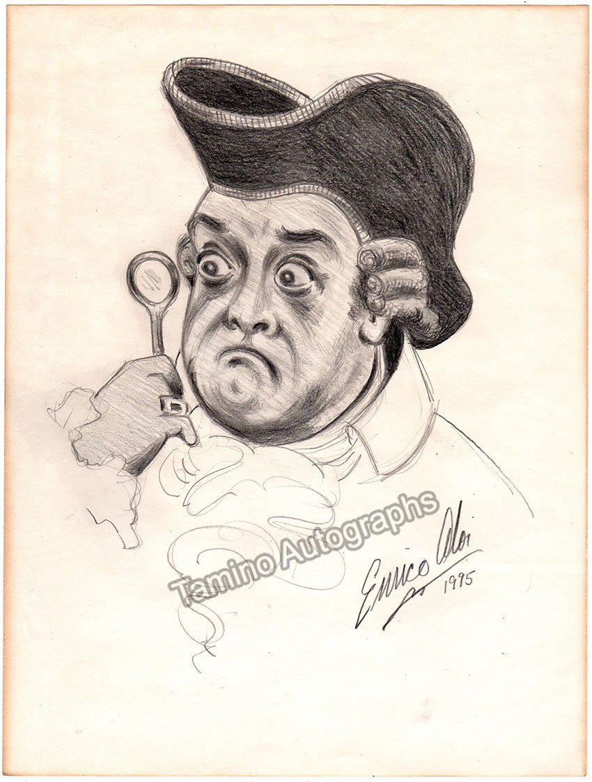 Opera Singer Sketches - Lot of 19 Hand-made Drawings – Tamino Autographs